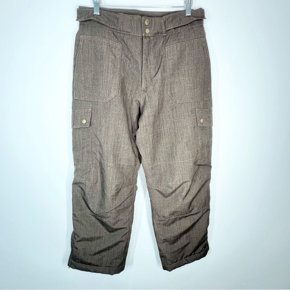 Lands’ End Snow Ski Snowboard Cargo Heather Brown Pants Youth 20